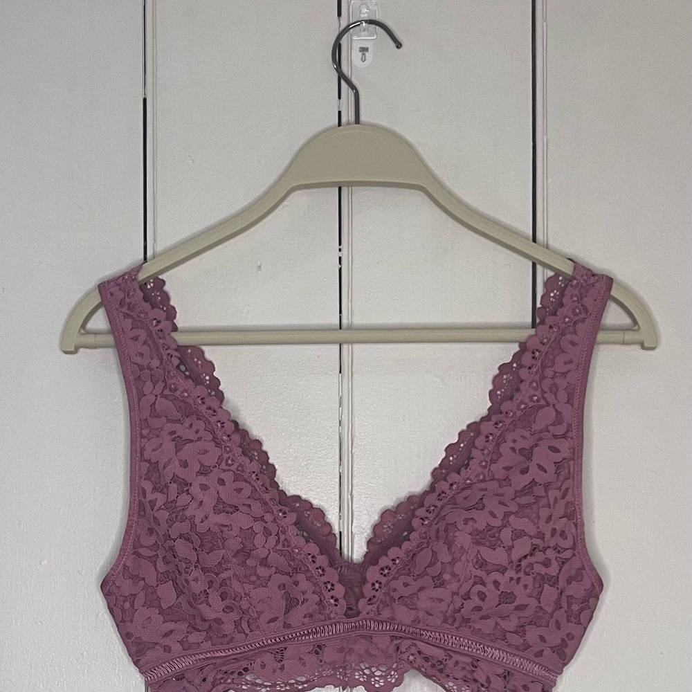 Lace Bralette in Mauve